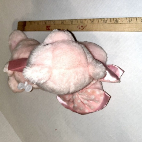 Aurora Baby Plush Pink Stuffed Bear Musical Girl Wind Up Lovey 11" Lullaby - Picture 8 of 8